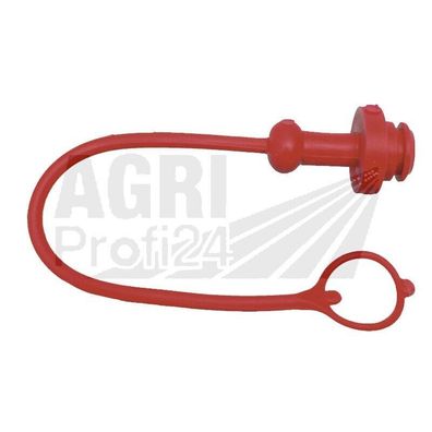 Hydraulik Schutzkappen rot Staubschutzkappen 1/2" BG3 DN12 für Traktor