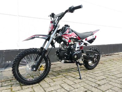 125ccm Dirtbike Pitbike KXD 607 4Takt Automatik 14/12 Enduro Cross Motorrad Orang