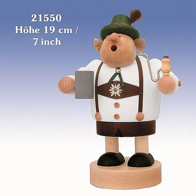 Räuchermann Bayer mit Maßkrug BxTxH= 13x10x20cm NEU Rauchfigur Rauchmann