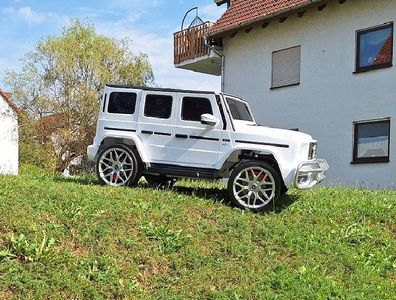 Kinder Elektroauto Mercedes Benz G63 Doppelsitzer 24V Allrad Kinderauto elektrisch