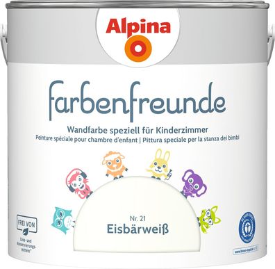 2,5l ALPINA Farbenfreunde Nr.21 Eisbärweiß