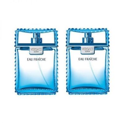 Versace Man Eau Fraiche Eau de Toilette, 2x30ml