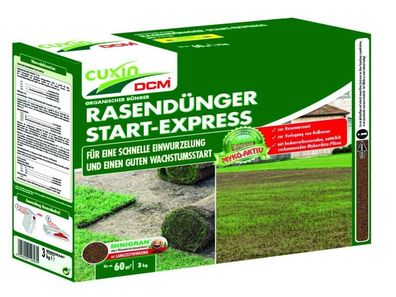 CUXIN DCM Rasendünger Start-Express (Rasenstart-Dünger) 3kg