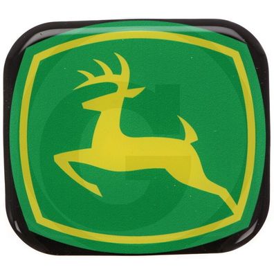 Emblem Schild Aufkleber Schriftzug 90x70mm für John Deere