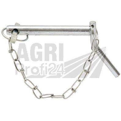 Oberlenkerbolzen Kat.1 Ø22X175 mit Splint Sicherungsbolzen Steckbolzen
