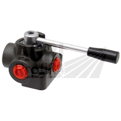 Hydraulik 4-Wege 1/2" 90l Kugelventil Umschalthahn Kugelhahn Hahn