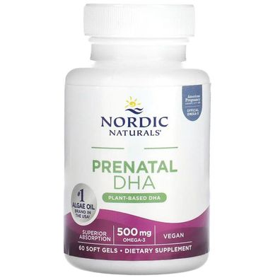 Nordic Naturals, egan Prenatal DHA, 250mg, 60 Weichkapseln