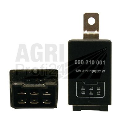 Blinkgeber 2 + 1+1 / 8 x 21W Blinkerrelais Blinkrelais NKW Schlepper Traktor