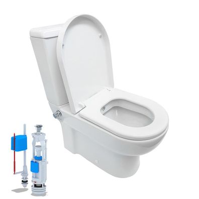 Stand-WC Taharet Kombination inkl. Armatur heiß/kalt + Spülkasten + Deckel + Spü