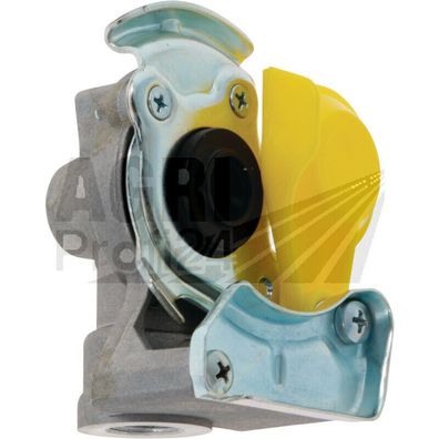 Kupplungskopf gelb 16 x 1,5 für Unimog U 421 U 403 U 413 U 406 U 416 U 407 417