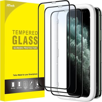 JETech Full Screen Schutzfolie für iPhone 11 Pro/iPhone X/iPhone XS 5,8 Zoll