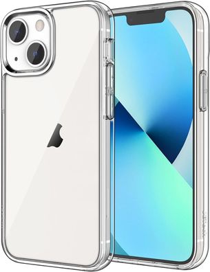 JETech Hélle fér iPhone 13 6,1 Zoll Nie Vergilbung Stoßfeste Stoßstange MagSafe