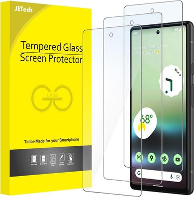 JETech Schutzfolie fér Google Pixel 6a 6,1 Zoll Panzer Schutz Glas Folie