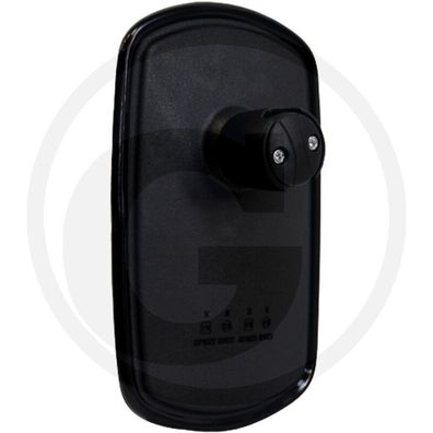 Spiegel 263x160 Außenspiegel unbeheizt für Stange Ø 10-22 mm