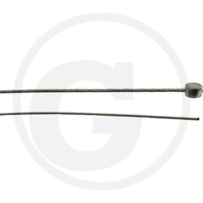 Universal Bowdenzug Flachkopf 6x3mm Ø 1,2/1,6mm Gaszug Kupplungsseil Traktor