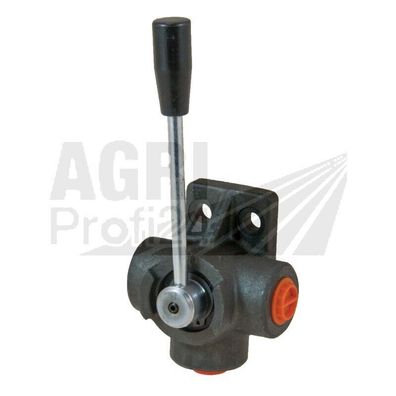 Hydraulik 3-Wege 3/8" Kugelventil Umschalthahn Kugelhahn