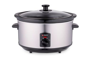 Slowcooker 3,5 liter Roestvrij staal