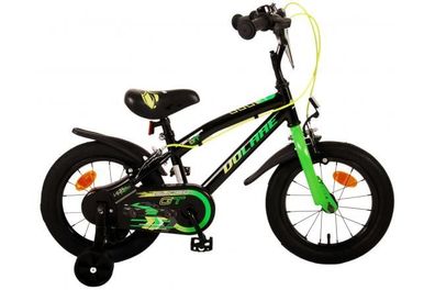 Volare Super GT Kinderfahrrad - Jungen - 14 Zoll - Grün - Zwei Handbremsen