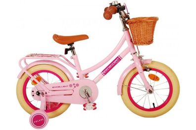 Volare Excellent Kinderfahrrad - Mädchen - 14 Zoll - Rosa