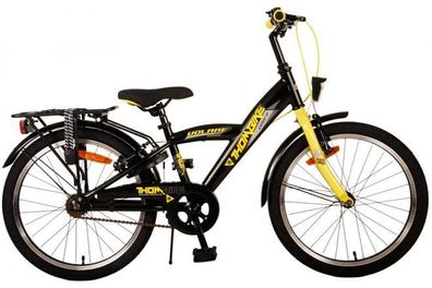 Volare Thombike Kinderfahrrad - Jungen - 20 Zoll - Schwarz Gelb - Zweihandbremsen