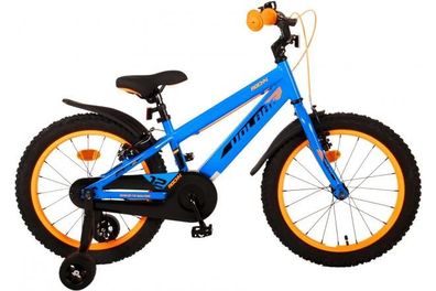 Volare Rocky Kinderfahrrad - Jungen - 18 Zoll - Blau - Zwei Handbremsen