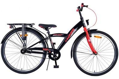 Volare Thombike Kinderfahrrad - Jungen - 26 Zoll - Schwarz Rot