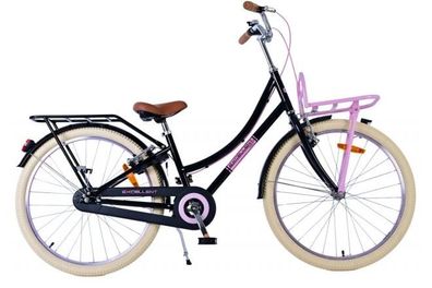 Volare Excellent Kinderfahrrad - Mädchen - 24 Zoll - Schwarz - Zwei Handbremsen