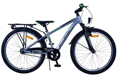 Volare Cross Kinderfahrrad - Jungen - 24 Zoll - dunkelgrau - 3 Gänge