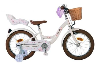 Volare Blossom Kinderfahrrad - Mädchen - 16 Zoll - Weiß