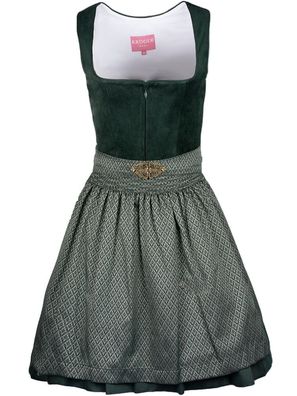 Dirndl Alisha 50cm Länge dunkelgrün - Größe: 38