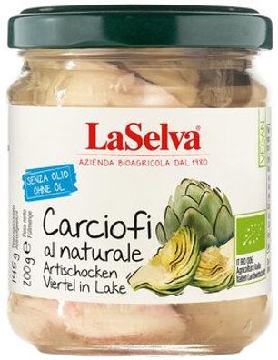 LaSelva 6x Artischocken Viertel in Lake 200g