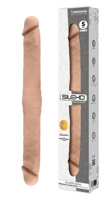 SILEXD Dual Density Silicone Double Dong Dildo S flesh (15'')