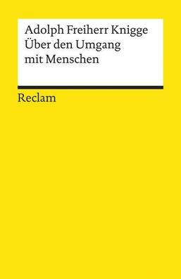 ber den Umgang mit Menschen, Adolph von (Freiherr) Knigge