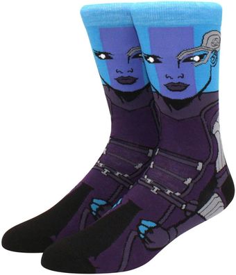 Nebula Marvel Socken Guardians of the Galaxy Heroes Marvels Cartoons Motiv Socken