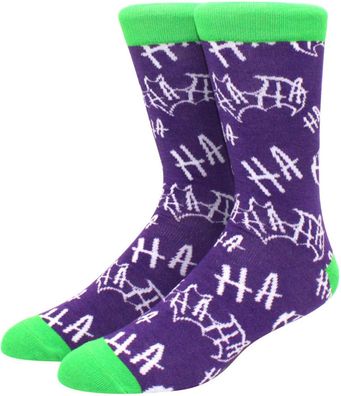 Ha Ha Ha Joker Socken - DC Batman Harley 360° Motiv Charakter Justice League Socken