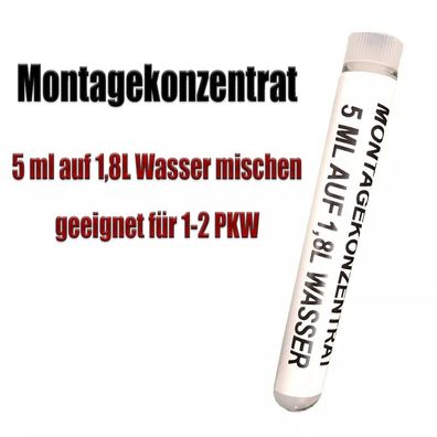 2x 5 ML- Montagekonzentrat für Folien Tönungsfolie Scheibentönung - Auto