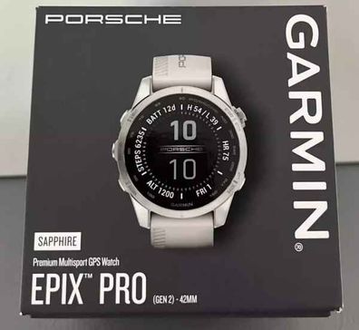 Porsche Lifestyle Garmin X Epix Pro 2 Gen. Smartwatch Uhr Premium GPS Wie Neu