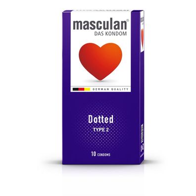 Masculan Dotted - (div. Varianten) - Menge: 10 Stück