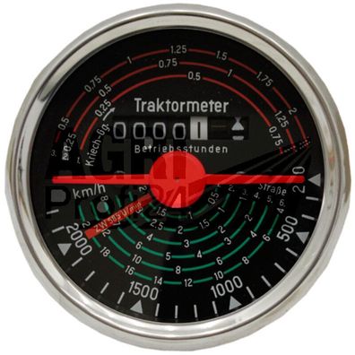 Traktormeter Drehrichtung rechts 20 km/h Fendt FL 131, F 220GT, F 225GT