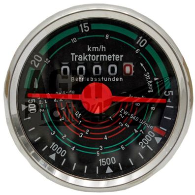 Traktormeter Drehrichtung links 20 km/h Fendt FW 228