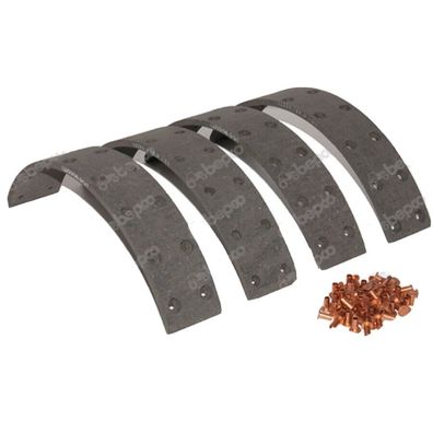 Bremsbelag 4x lang Fußbremse für Deutz-Fahr D25 D30 D40 D80 2505 2506 3005 3006
