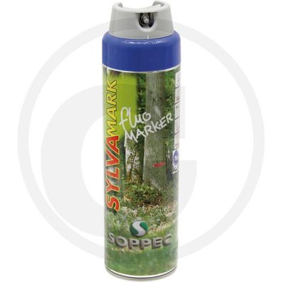 Forstmarkierspay 500ml Markierspray Flur-Marker leuchtblau Brennholz 1,98€/100ml