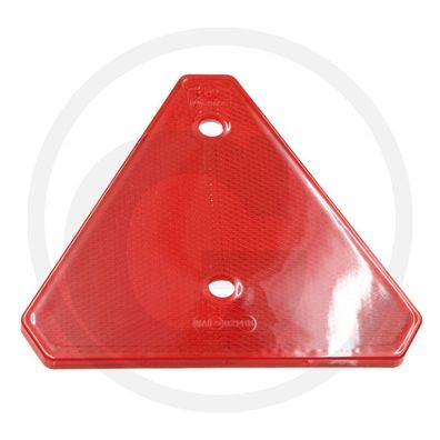 Rückstrahler 156x136mm Anhänger Farbe rot Traktor