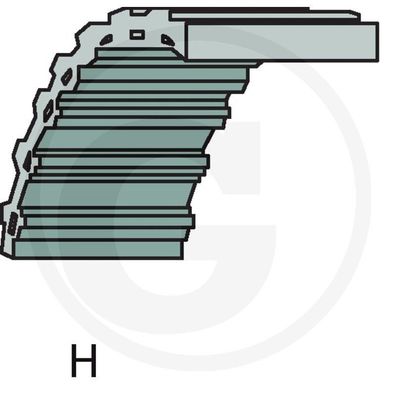 Zahnriemen für Honda HF 2213 HF 2213 K1 HF 2213 K2 HF 2213 K3 HF 2216 HF 2216 K