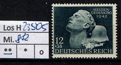 Los H23505: Deutsches Reich Mi. 812 * *