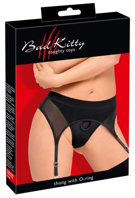 Bad Kitty - Strap-on-String mit Strapsen - (2XL, , , , L)