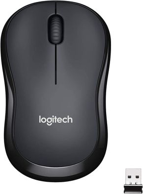 Logitech M220 SILENT Kabellose Maus, 2,4 GHz mit USB-Empfänger, 1000 DPI Optical