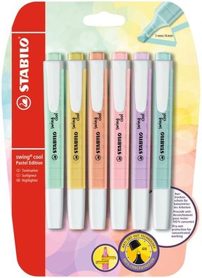 Stabilo swing cool Pastel 6er Blister