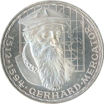 BRD 5 DM 1969 F Gerhard Mercator Silber*