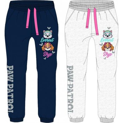 PAW Patrol Skye & Everest Jogginghose für Mädchen | Grau & Blau | Größen 98-128